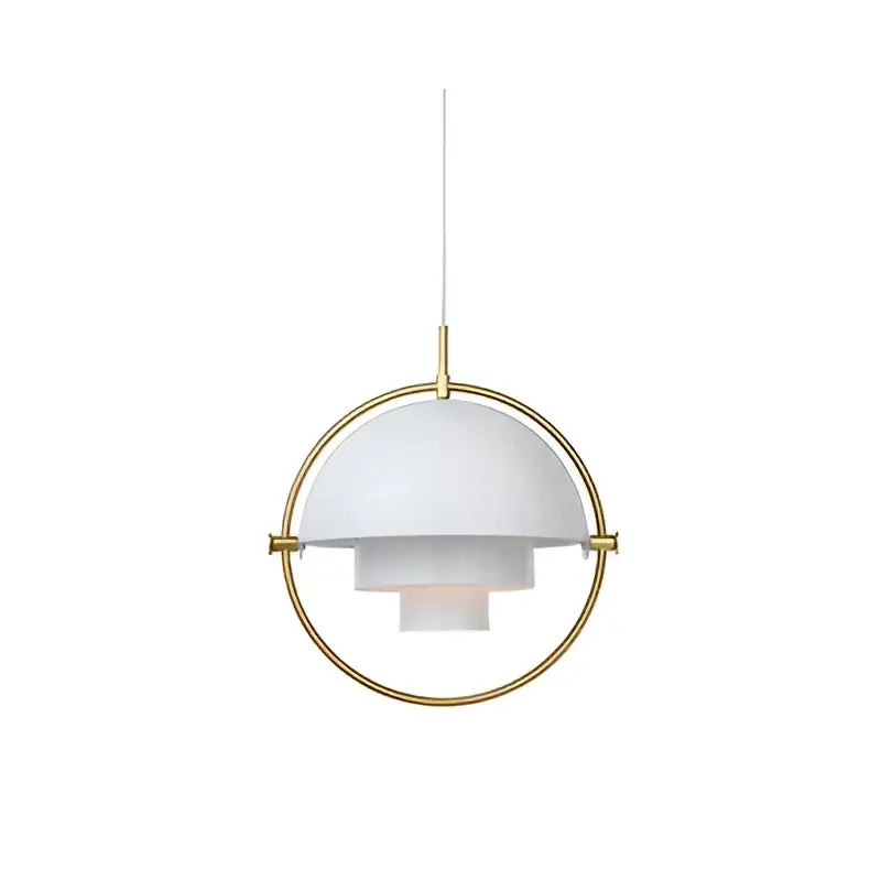 Black Gold Iron Pendant Post-Modern Dia38cm