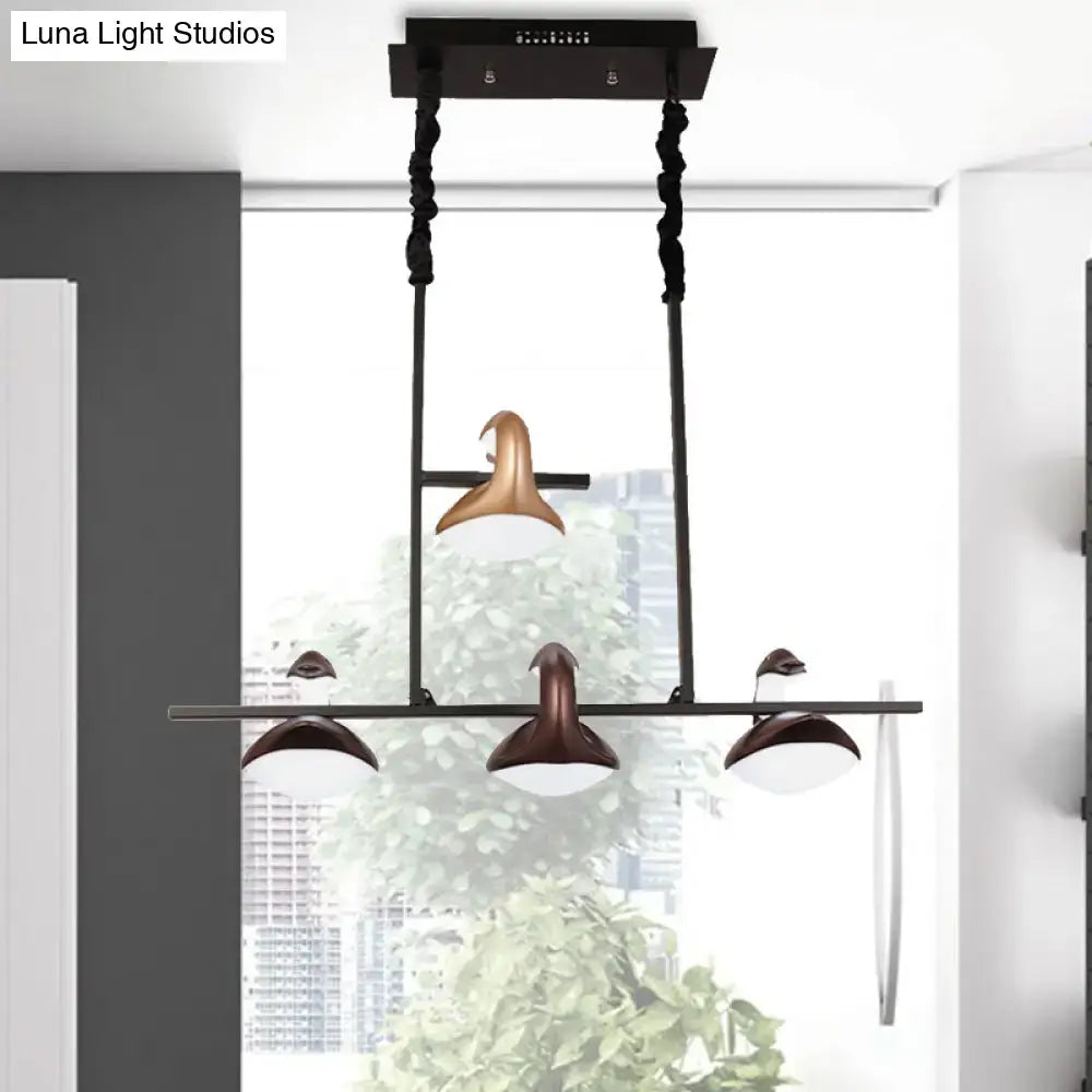Multicolored Acrylic Pendant Light