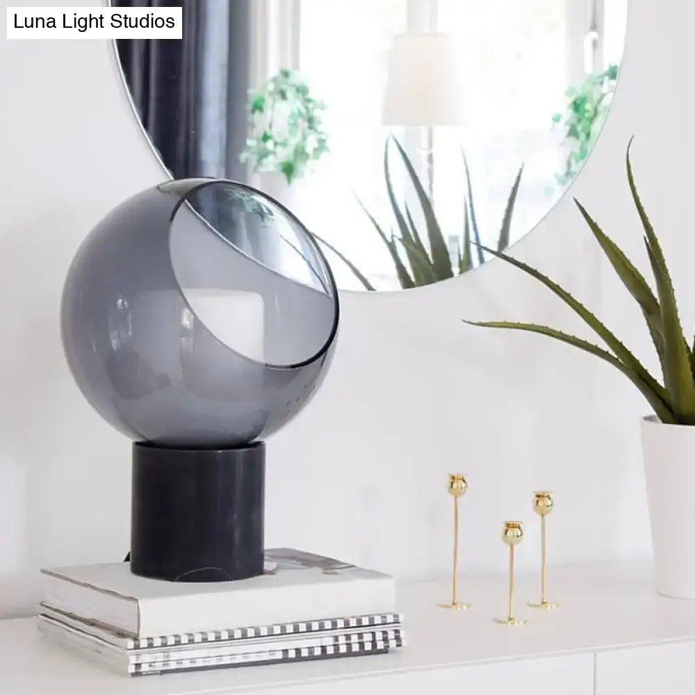 Black Marble Table Lamp