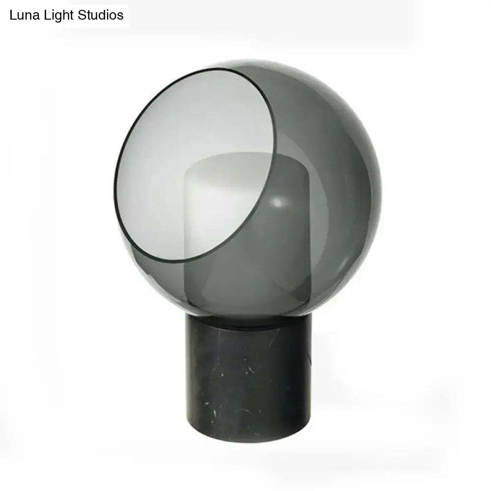Black Marble Table Lamp