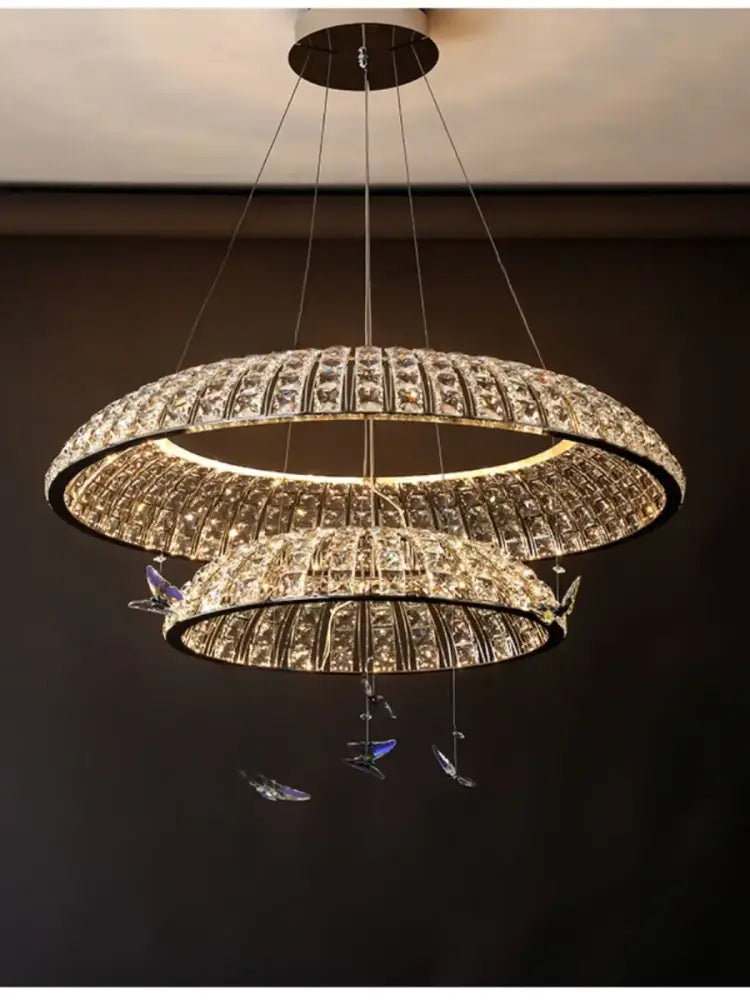 Crystal Butterfly Chandelier