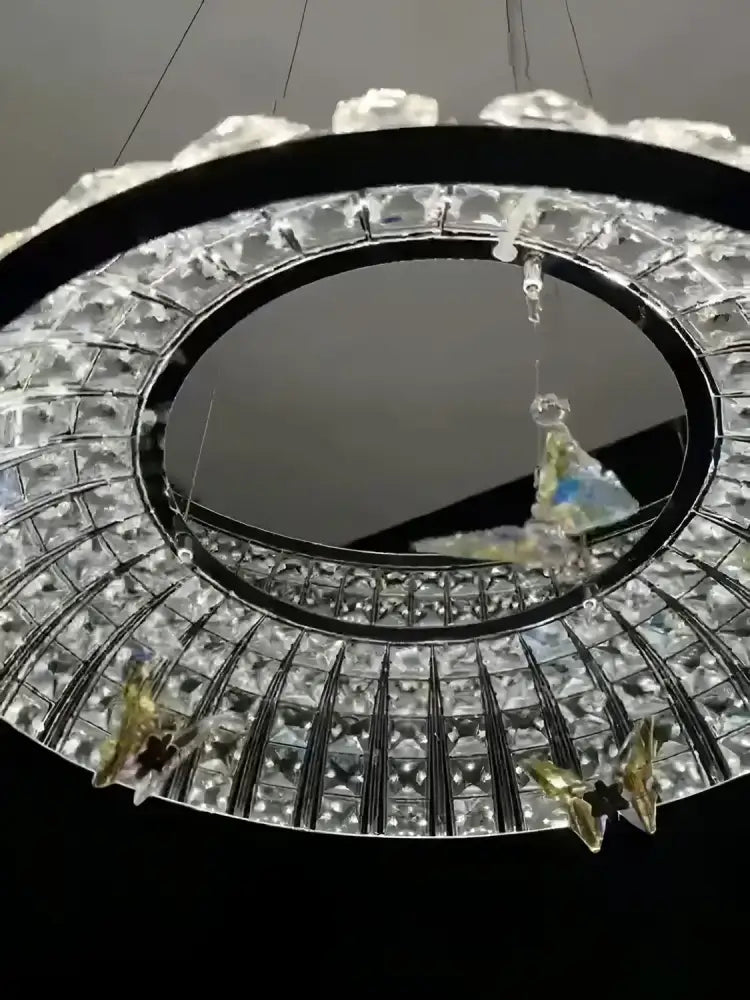 Crystal Butterfly Chandelier