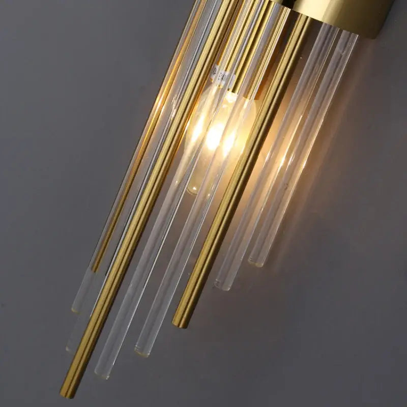 Crystal Copper Wall Light