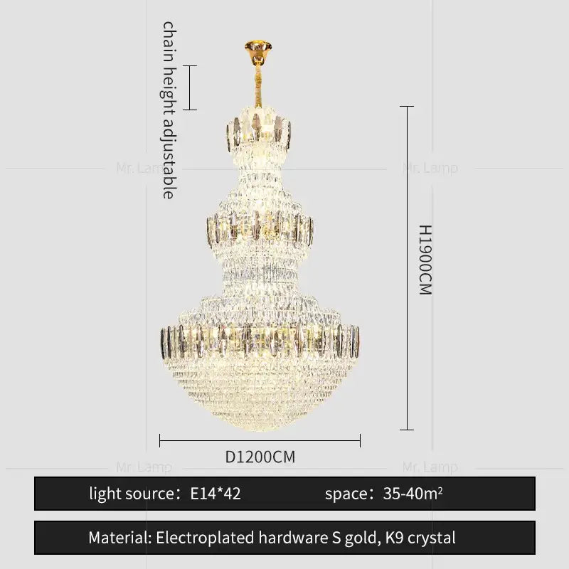 Luxury Crystal Dining Chandelier