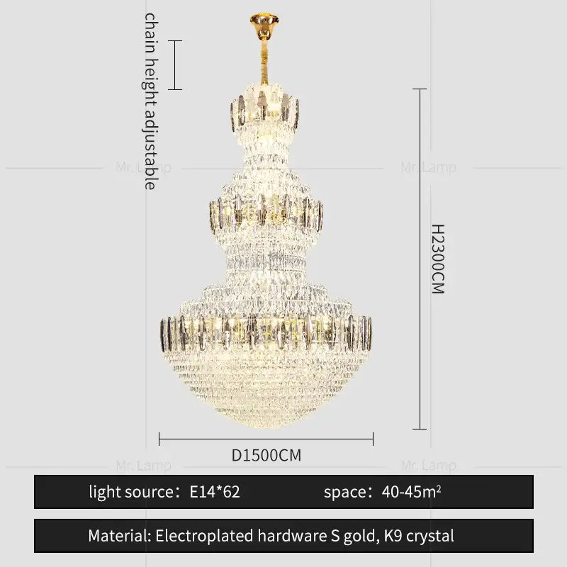 Luxury Crystal Dining Chandelier