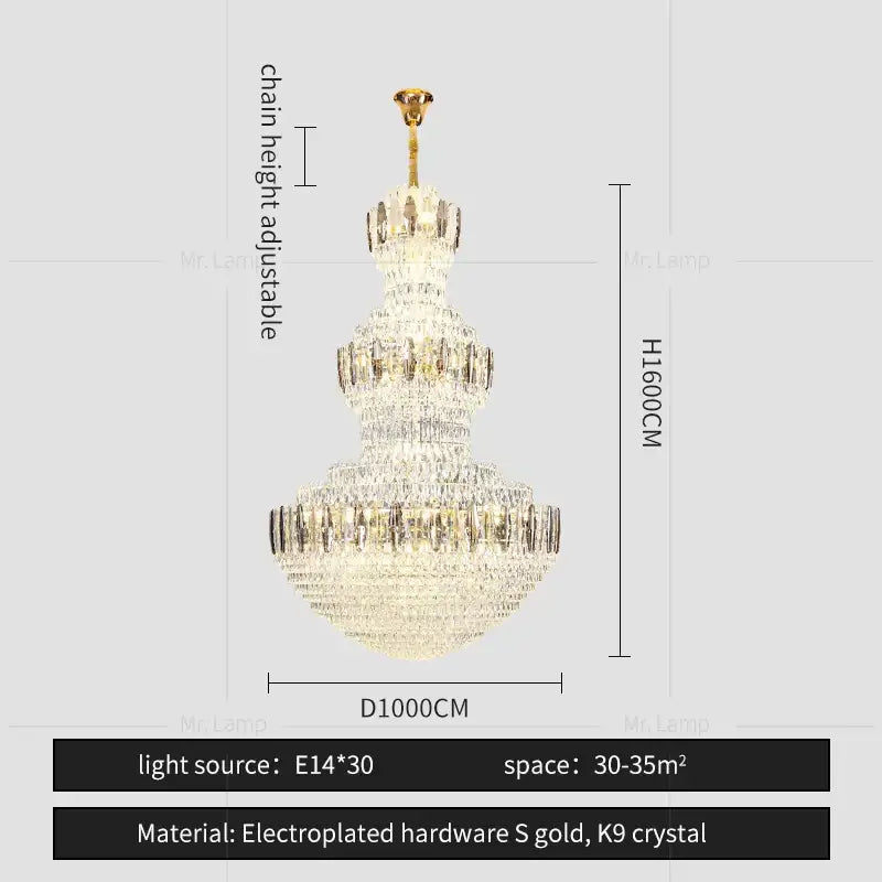Luxury Crystal Dining Chandelier