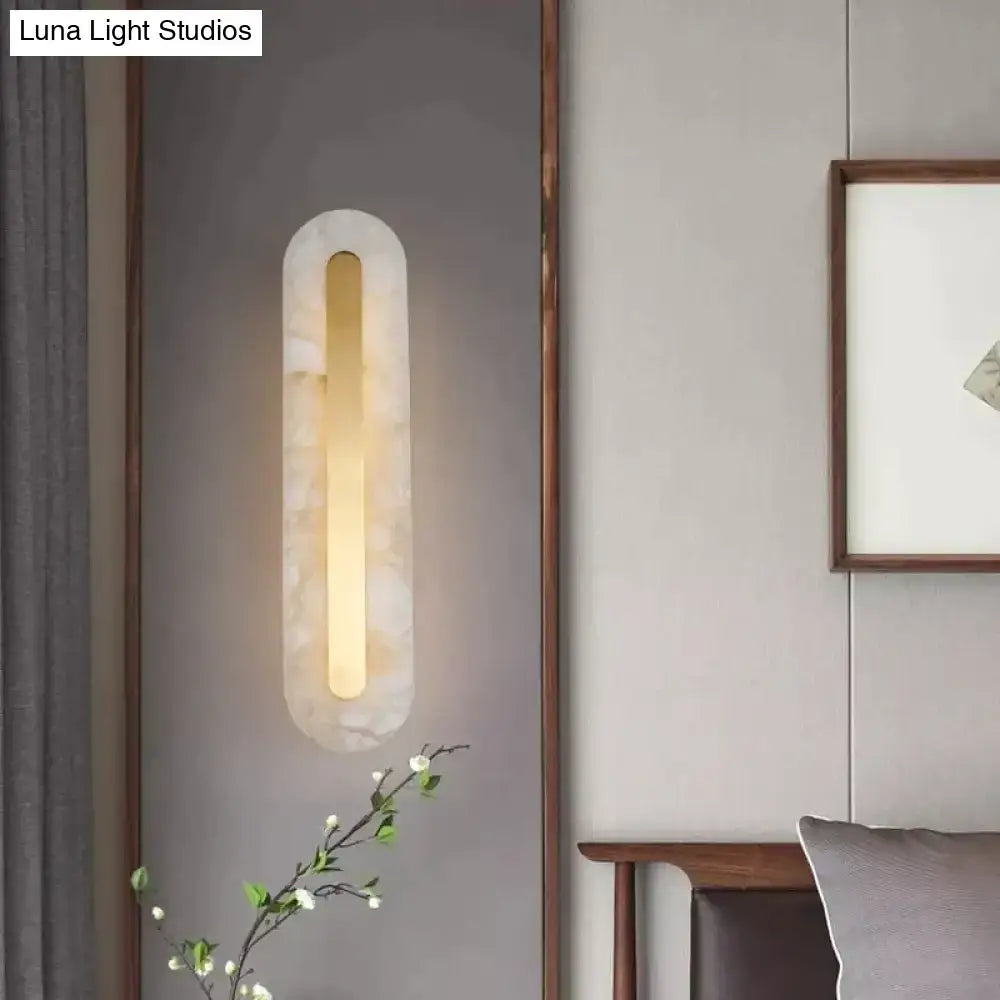 Gold Marble Wall Lamp