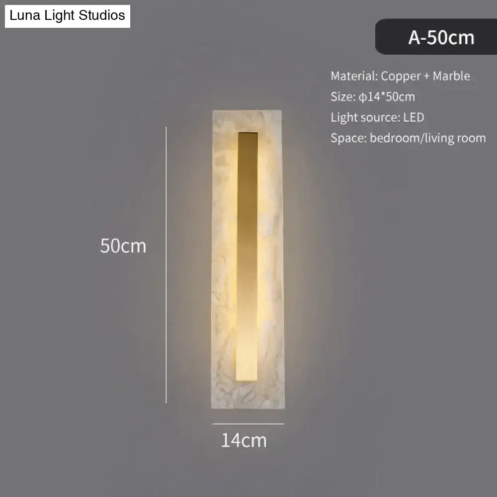 Gold Marble Wall Lamp