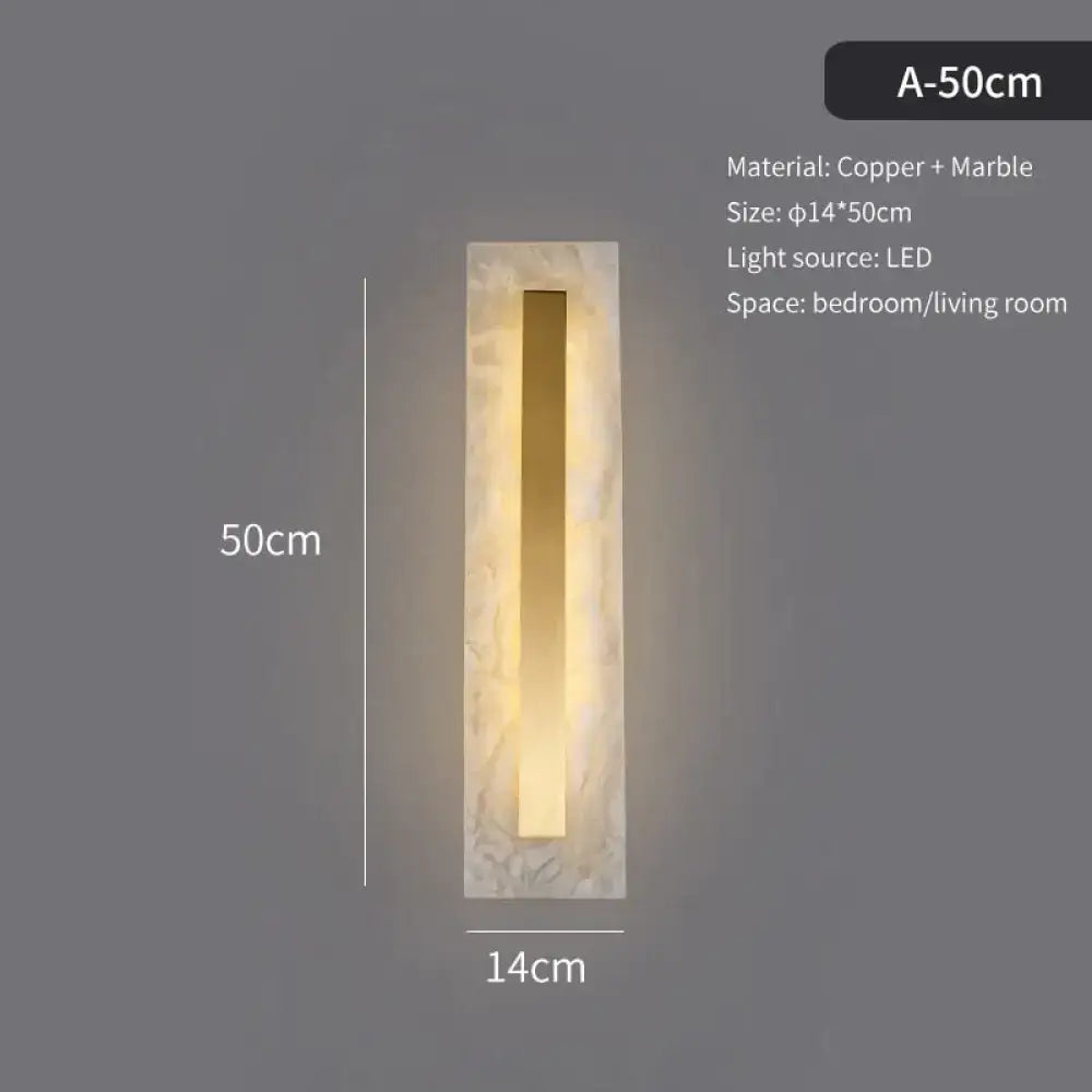 Gold Marble Wall Lamp