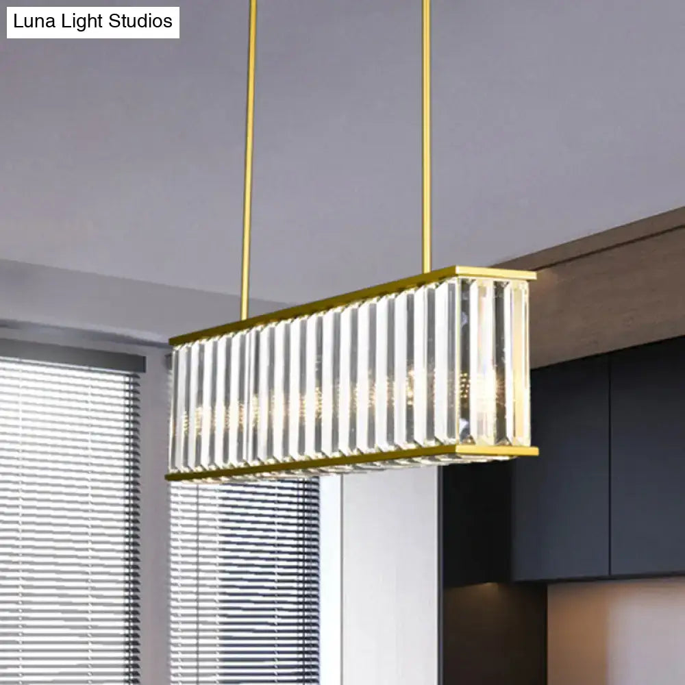 Gold Crystal Rod Island Light