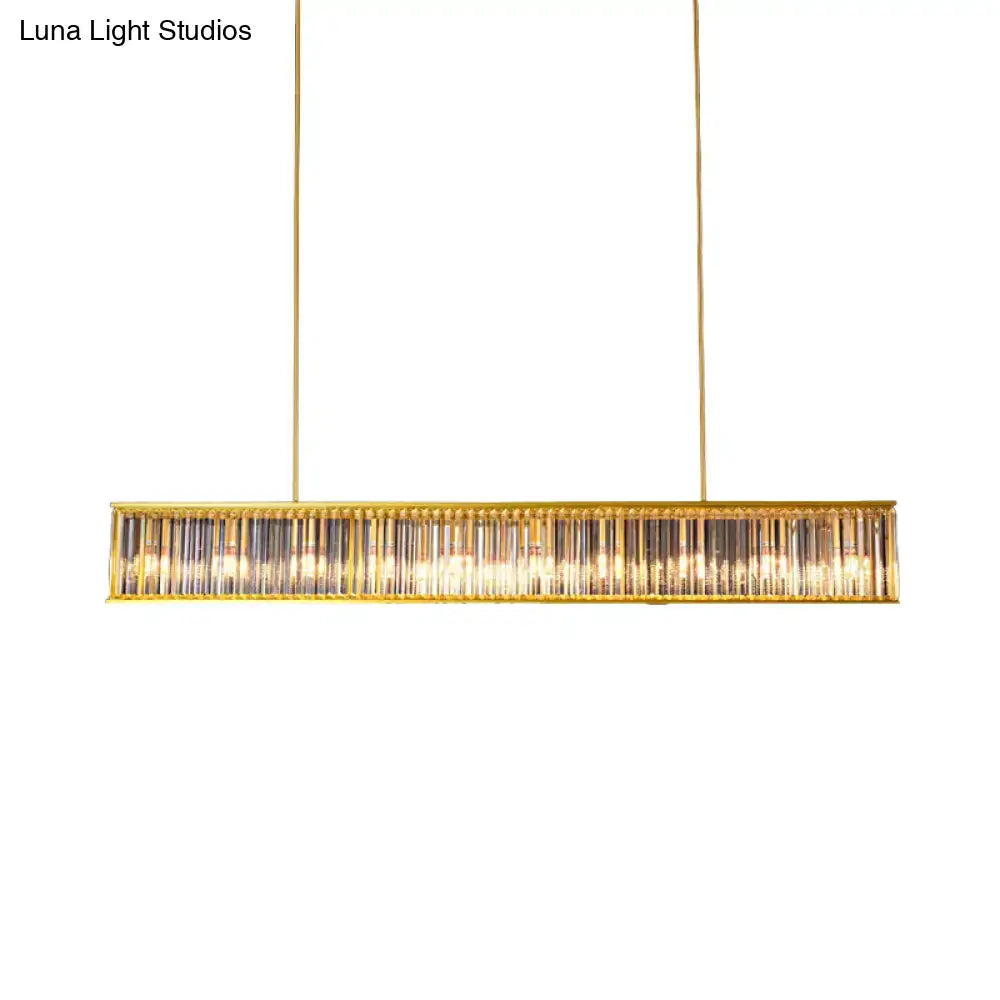 Gold Crystal Rod Island Light