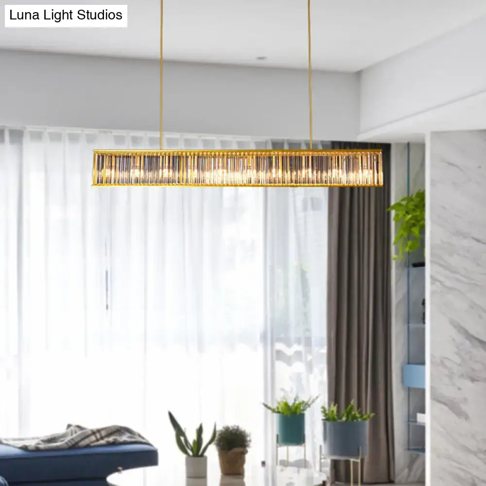 Gold Crystal Rod Island Light