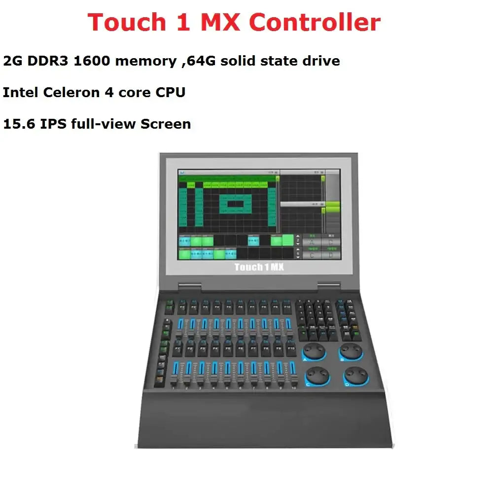 Black Touchscreen DMX Console