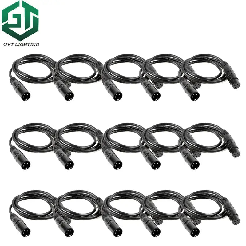 Black Shielded DMX Cables