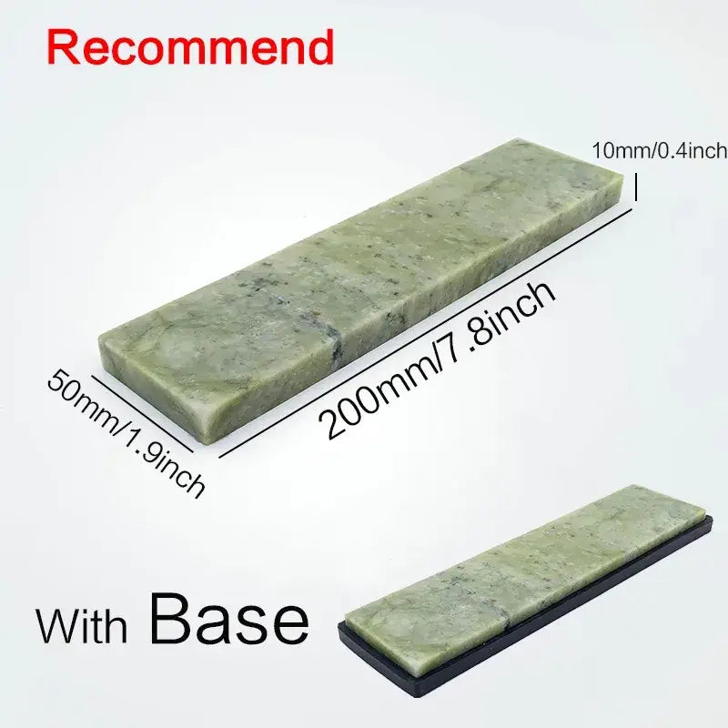Green Stone Knife Sharpener