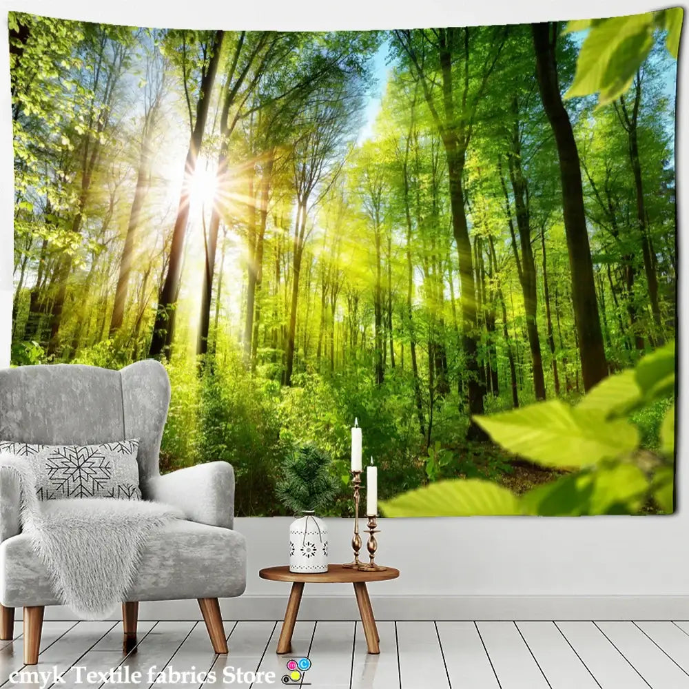 Bamboo Forest Wall Tapestry