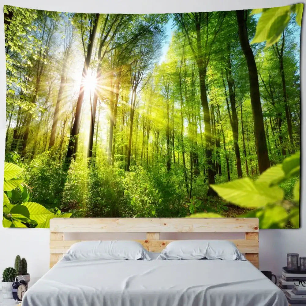 Bamboo Forest Wall Tapestry