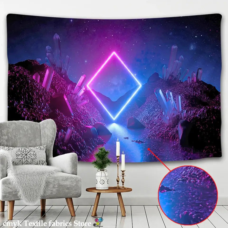 Purple Galaxy Tapestry