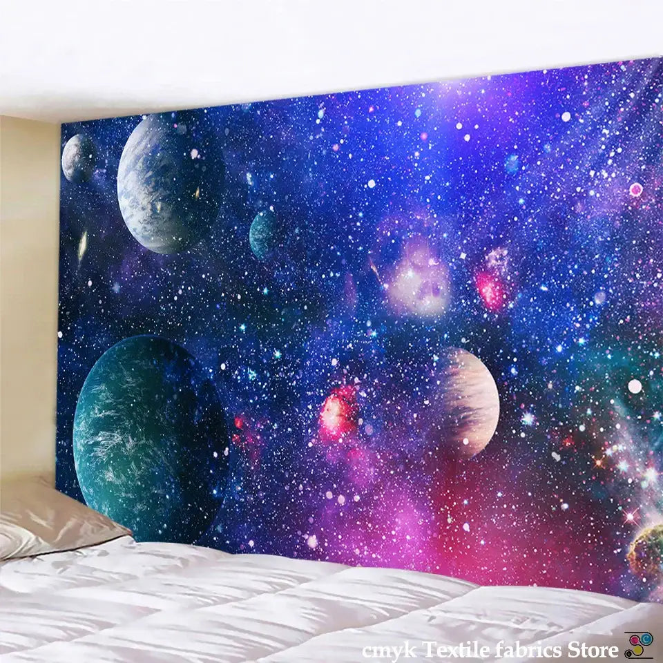 Purple Galaxy Tapestry