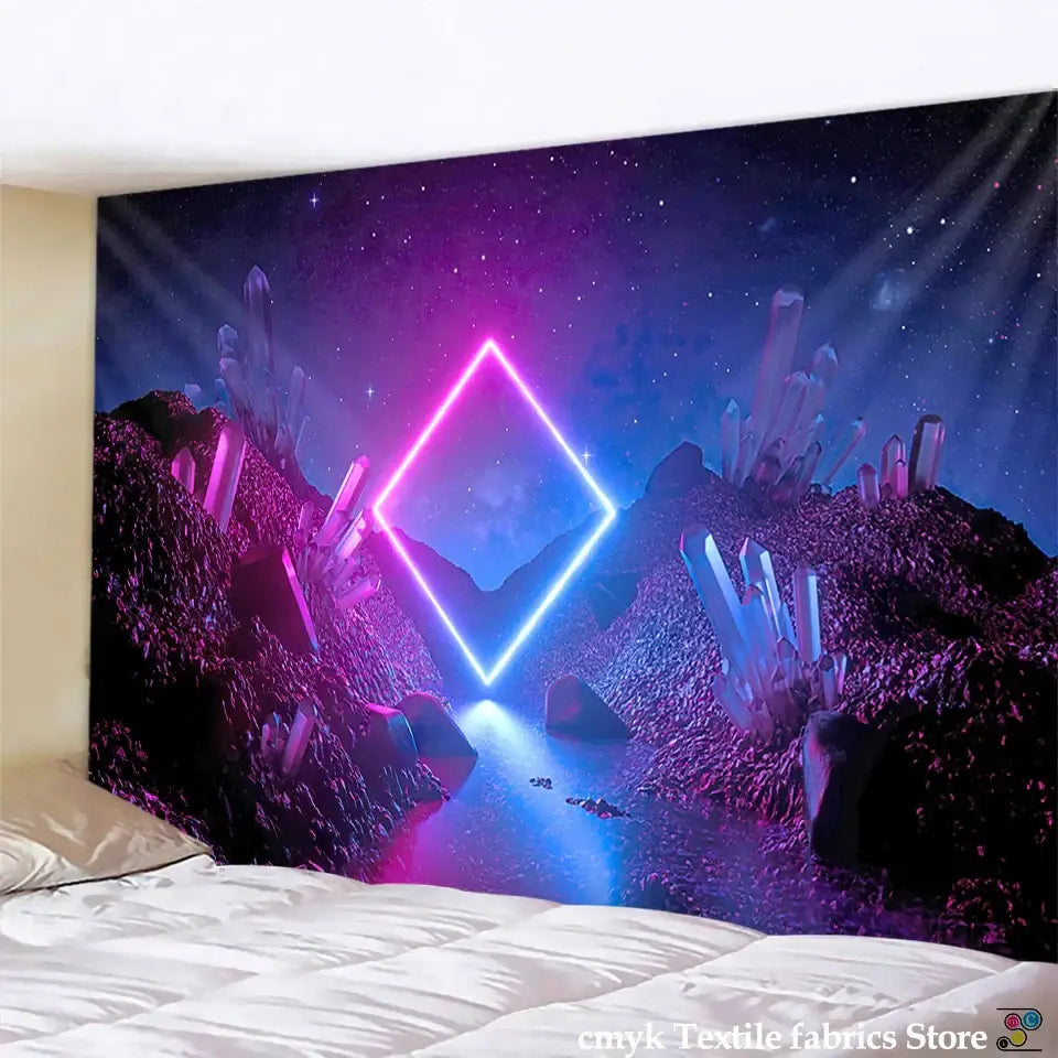 Purple Galaxy Tapestry