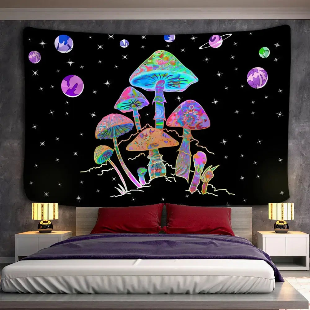 Rainbow Cartoon Tapestry
