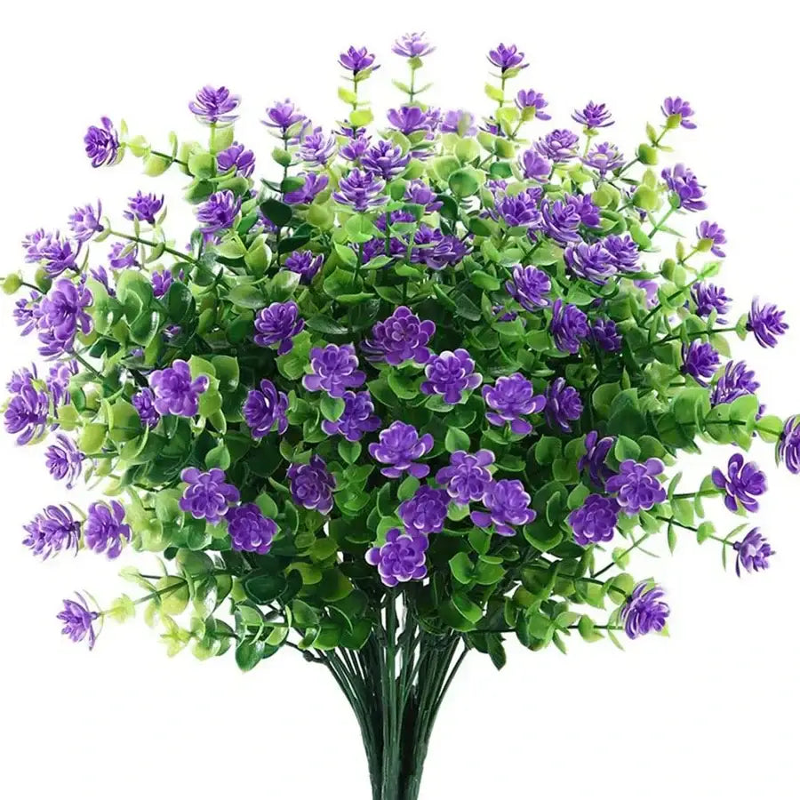 Purple Eucalyptus Faux Plant