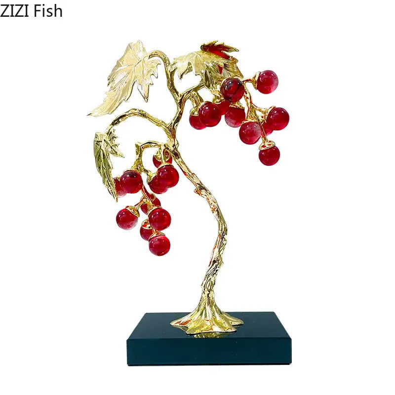 Crystal Grape Tree Ornaments