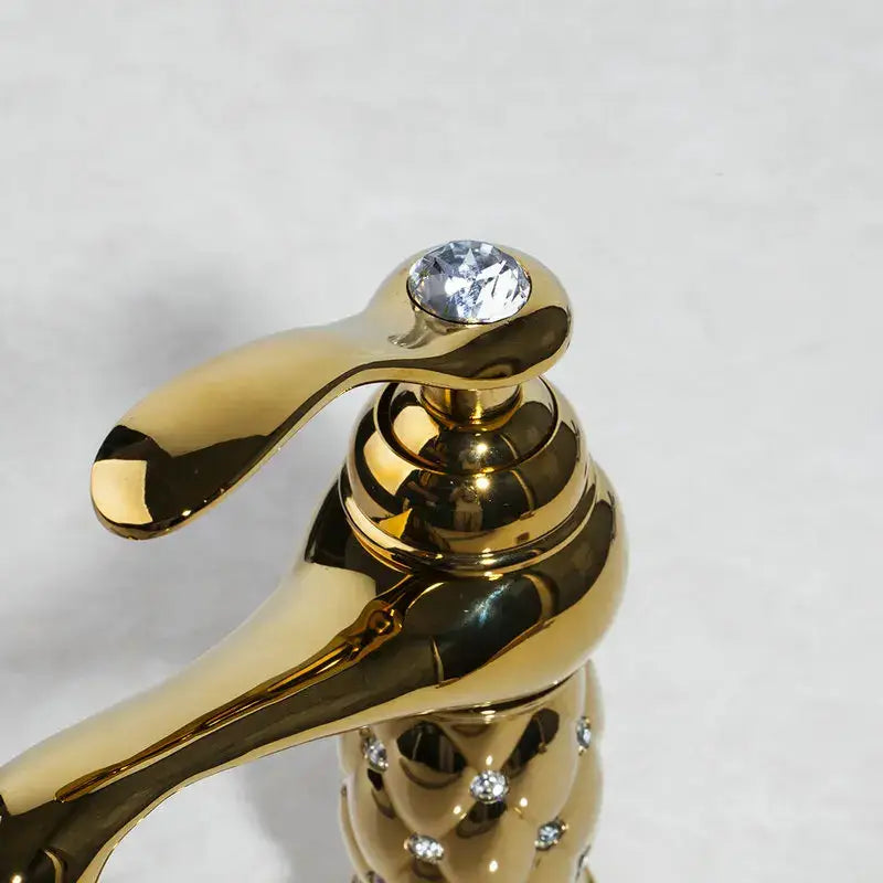Golden Diamond Basin Faucet