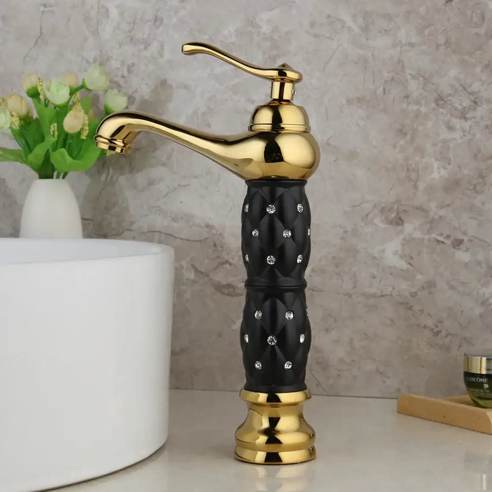 Golden Diamond Basin Faucet