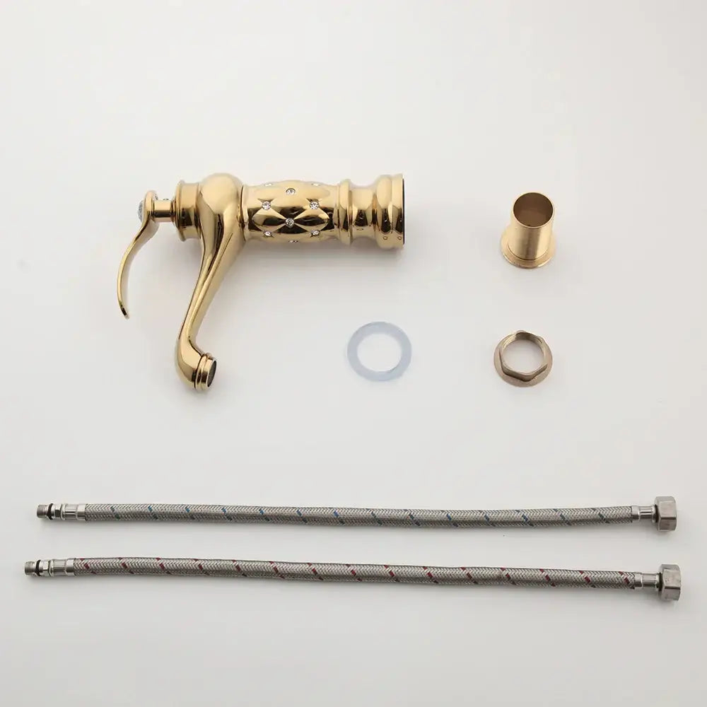 Golden Diamond Basin Faucet