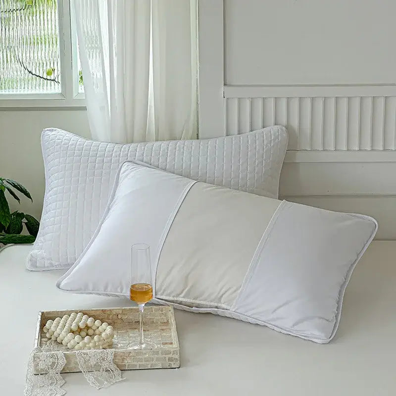 Gray Cotton Pillowcase Set