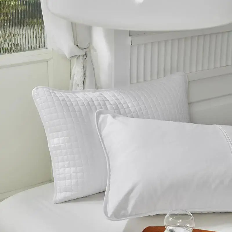 Gray Cotton Pillowcase Set