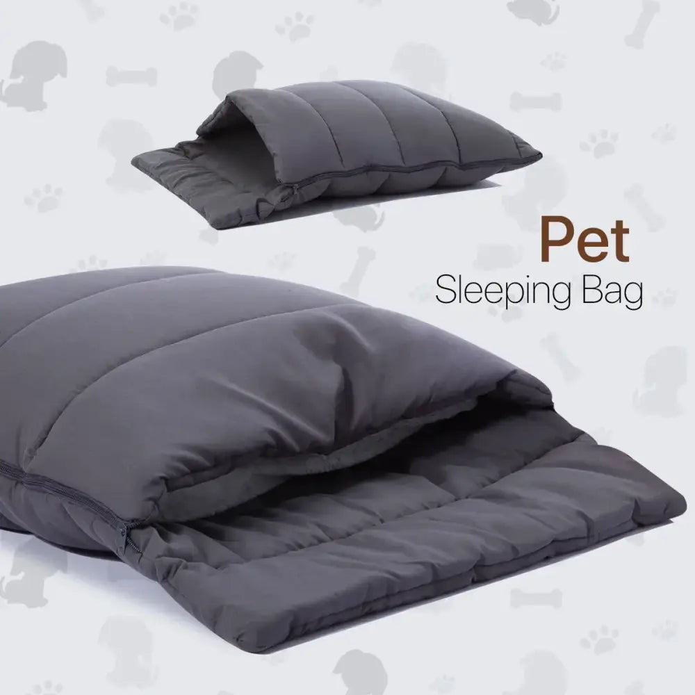 Gray Soft Cat Cave Bed