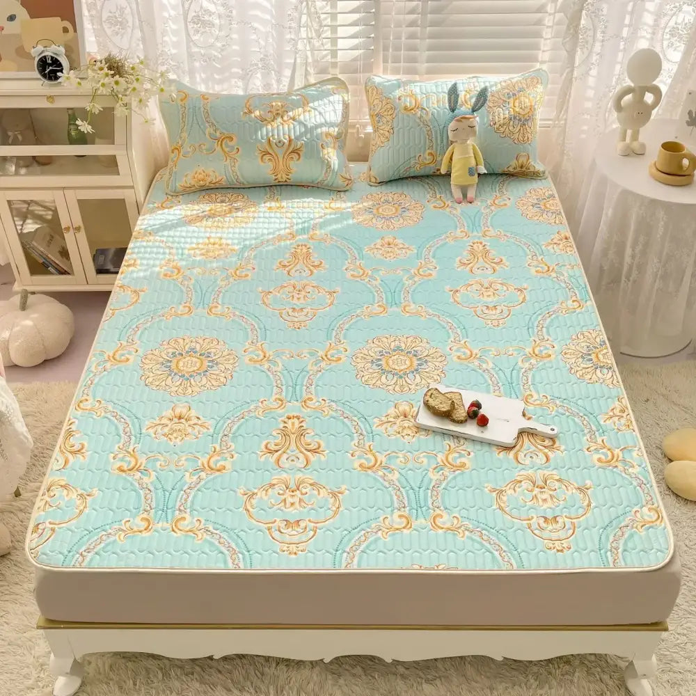 Striped Cartoon Mattress Set