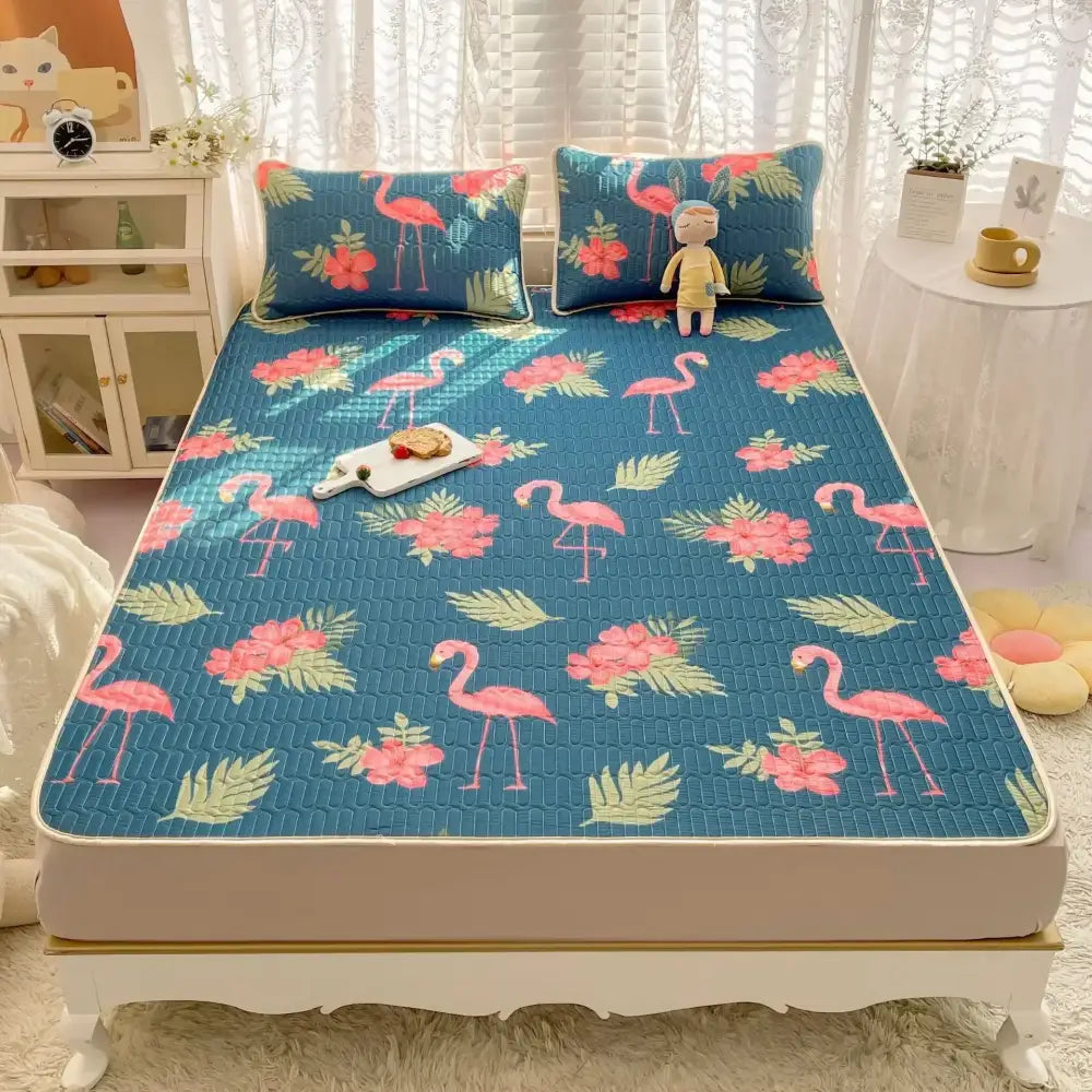 Striped Cartoon Mattress Set