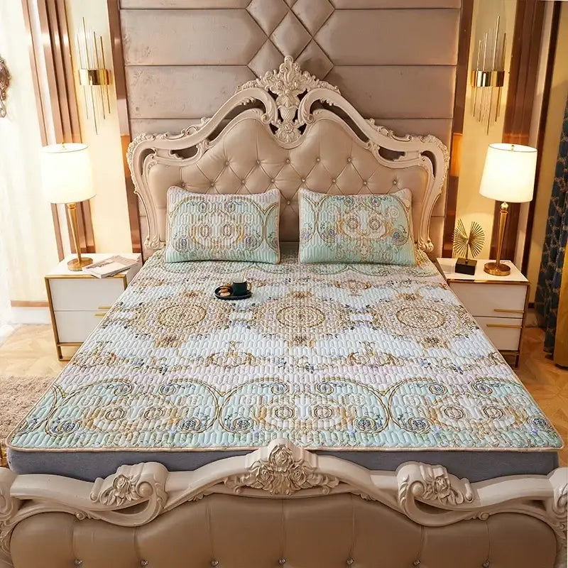 Striped Cartoon Mattress Set