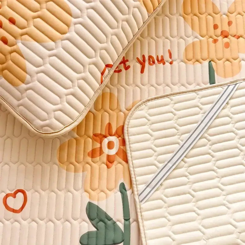 Striped Cartoon Mattress Set