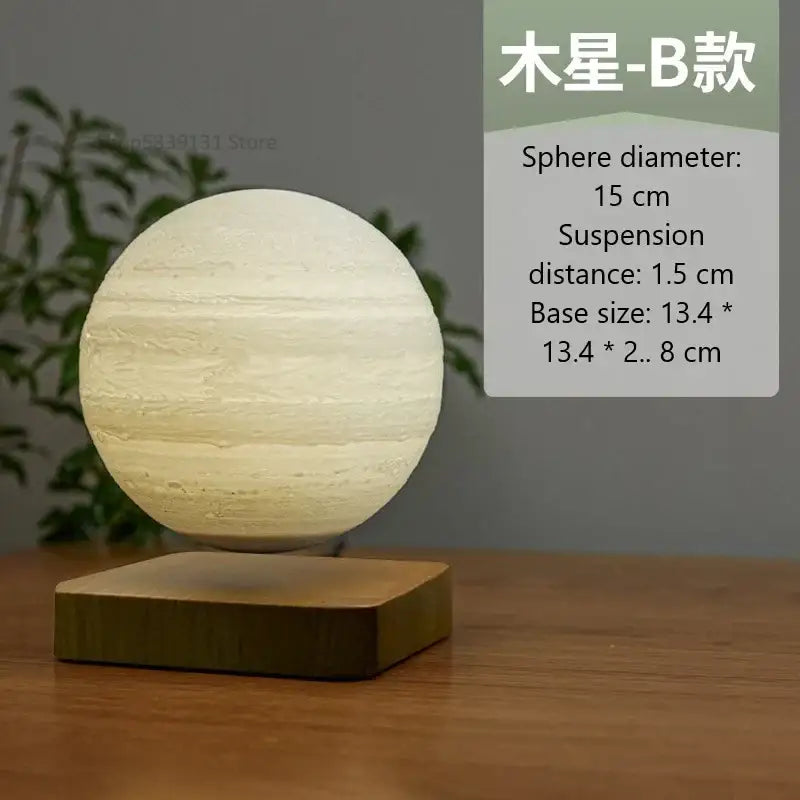 Levitating Moon Night Lamp