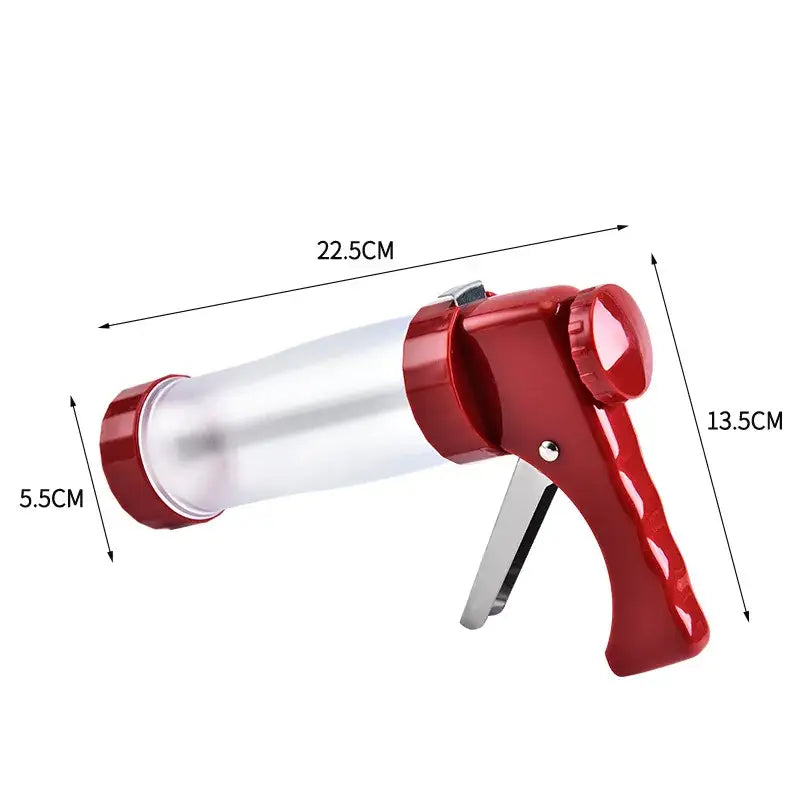 Red Silver Decorating Kit