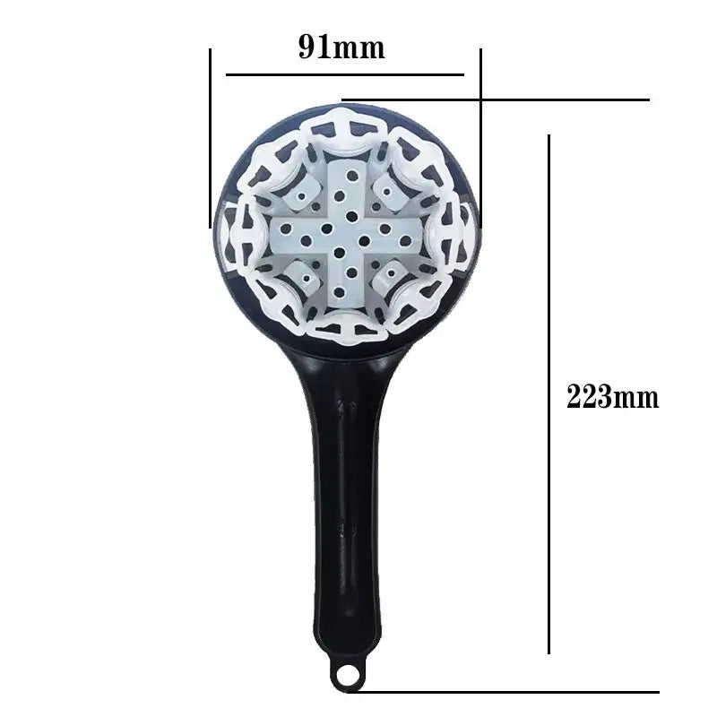 Red Black Espresso Brush