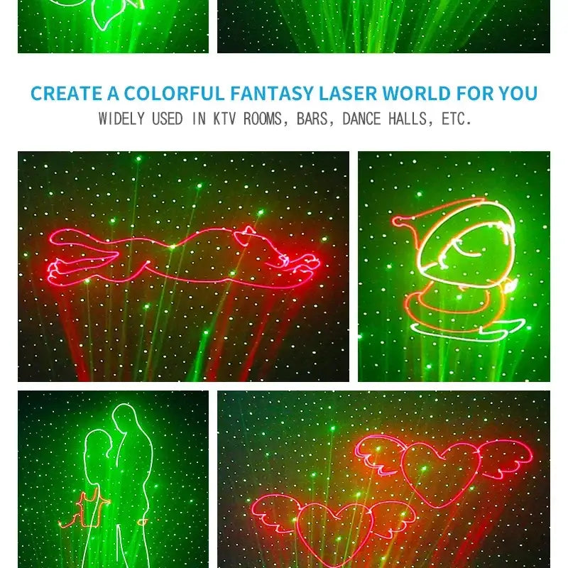 Red Green Laser Light