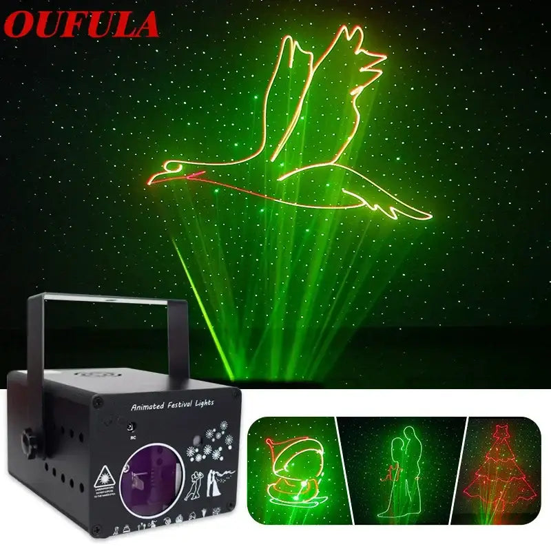 Red Green Laser Light