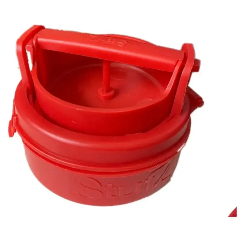 Red Plastic Burger Press
