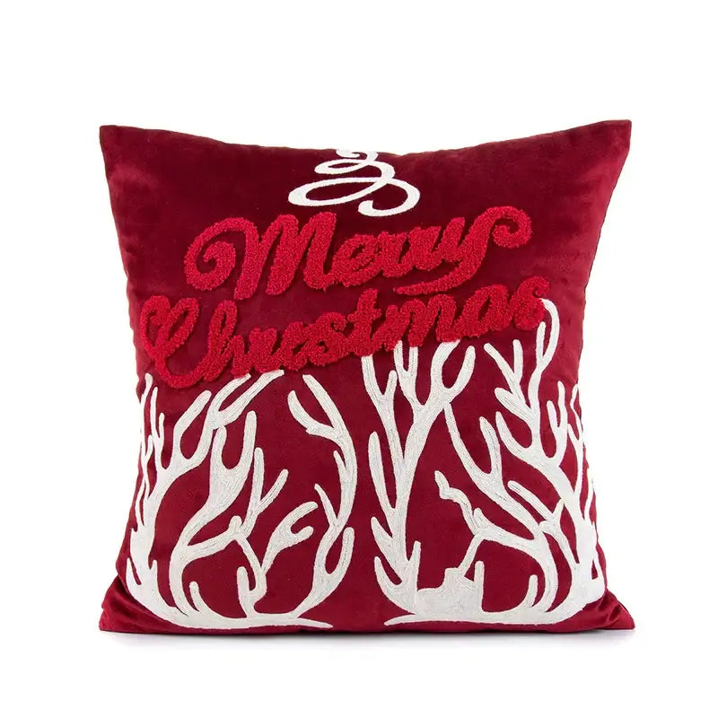 Red Velvet Christmas Pillow