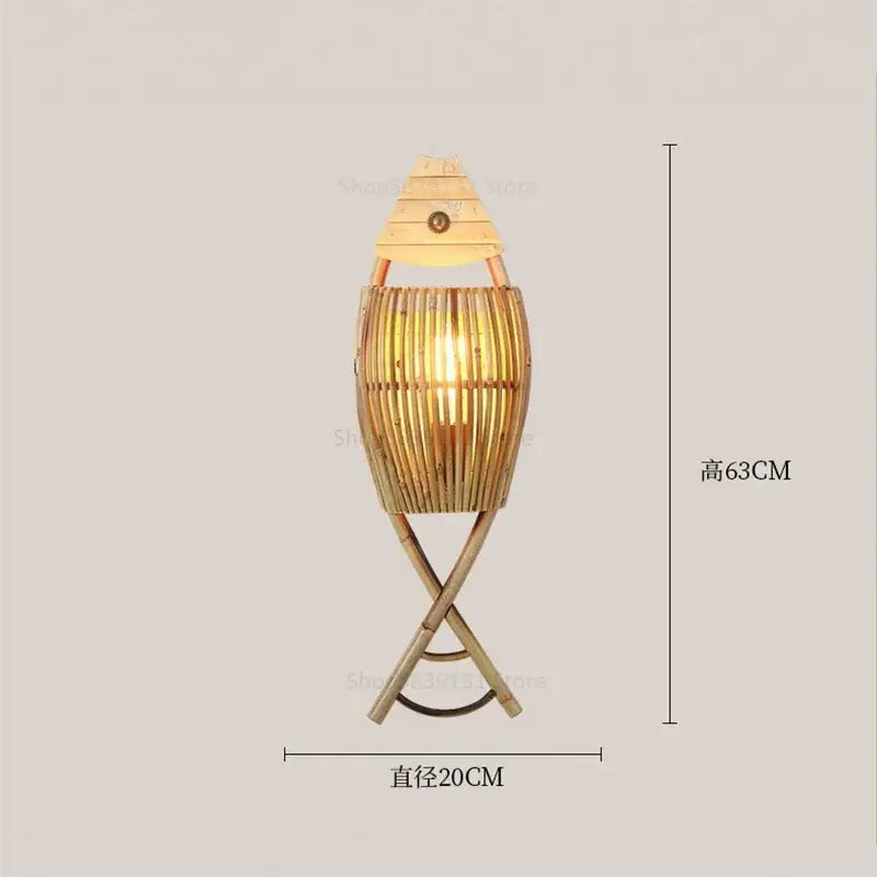 Bamboo Retro Wall Lamp