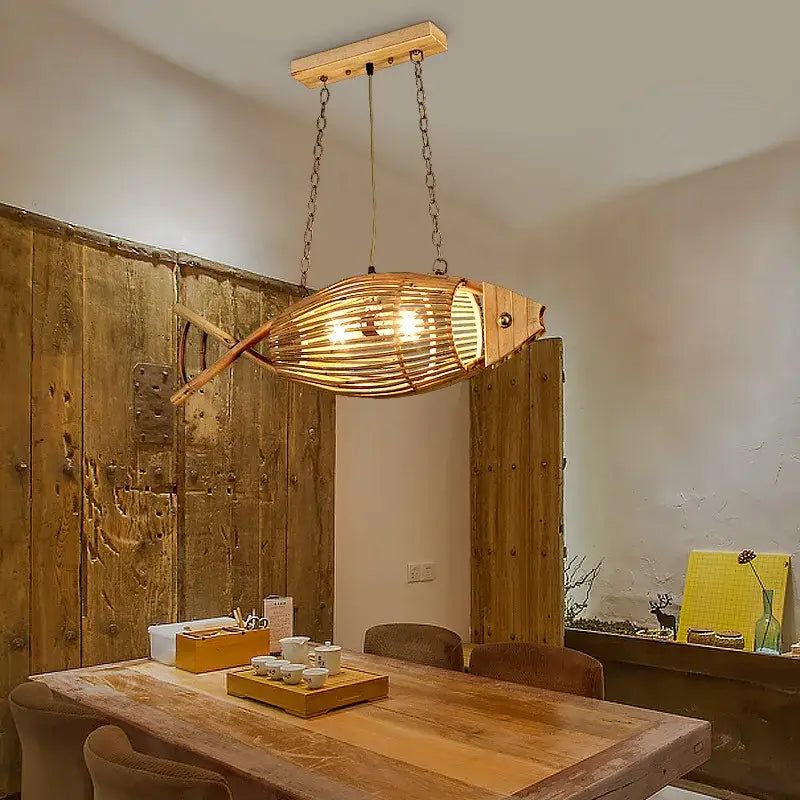 Bamboo Retro Wall Lamp