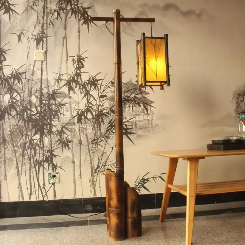 Bamboo Zen Floor Lamp