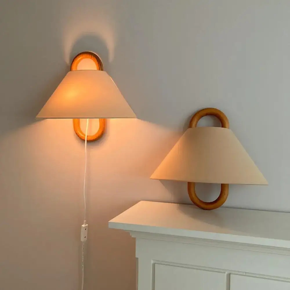 Beech Wood Wall Sconce