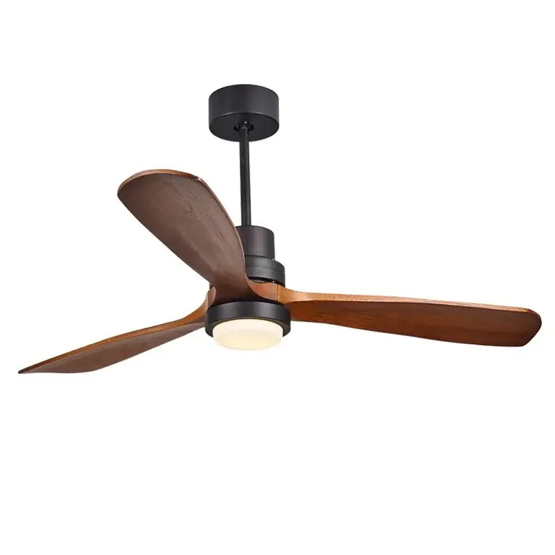 Black Wood Ceiling Fan Light