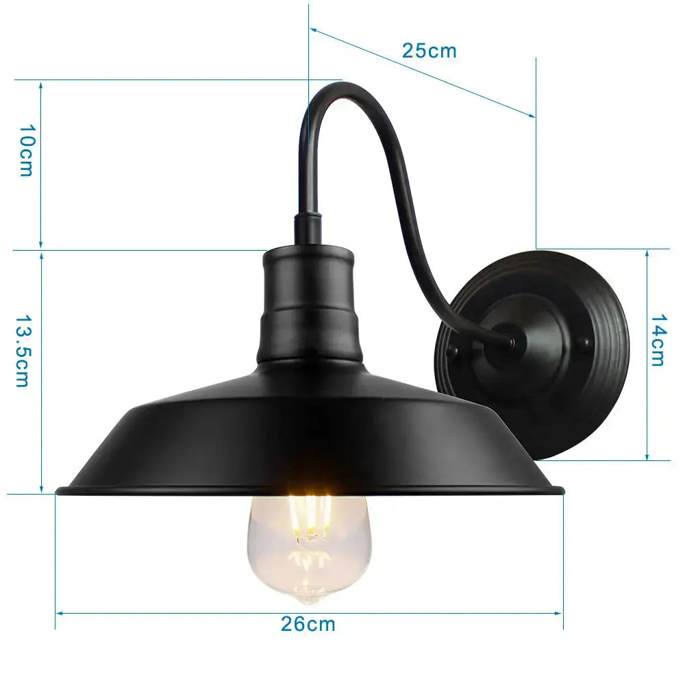 Black Cage Wall Sconce